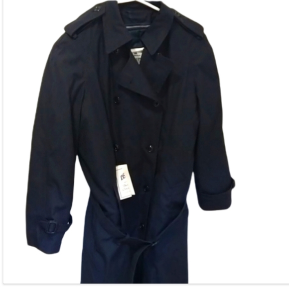 DSCP Defender Collection Women's Military Trench Coat in Navy - Picture 2 of 8